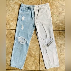 SHIEN two tone youth jeans Size 11
